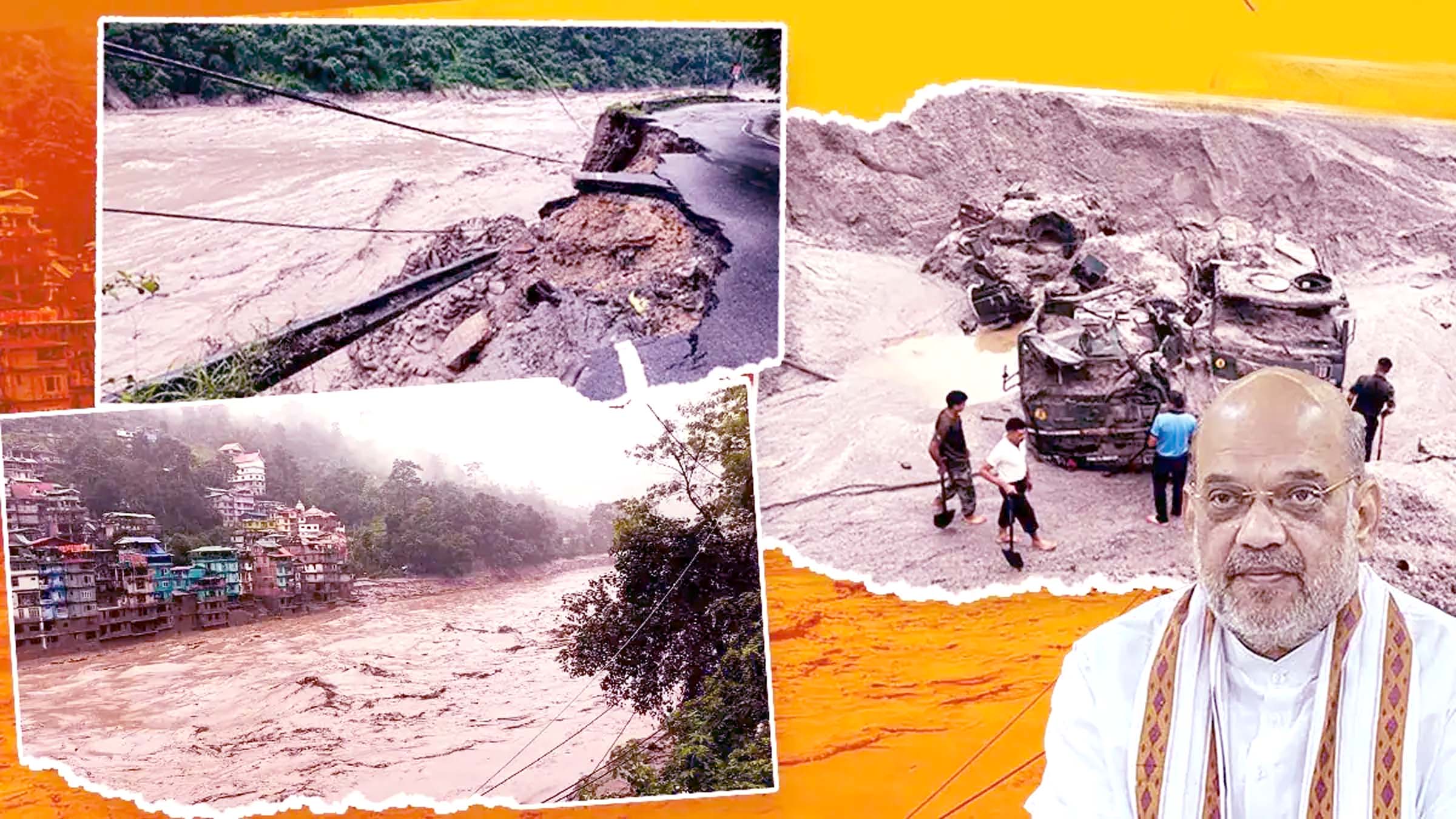 सिक्किम के साथ कंधे से कंधा मिलाकर खड़ी है केंद्र सरकार, आपदा प्रभावित राज्य को 44.8 करोड़ रुपये देगी: अमित शाह
